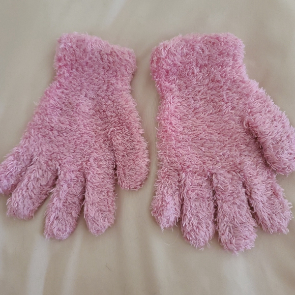 Girls Winter Bundle Set Sweater Hat Gloves L 10/12 - Picture 9 of 10